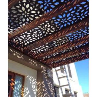 Decorative metal roof panels