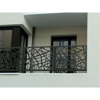 Decorative metal panels for home railings